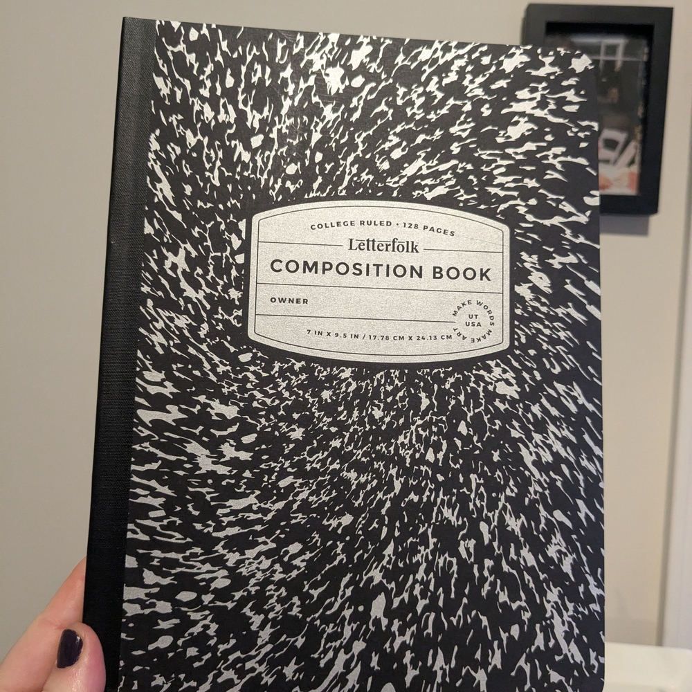 Black and White Composition Book